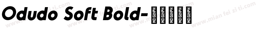 Odudo Soft Bold字体转换